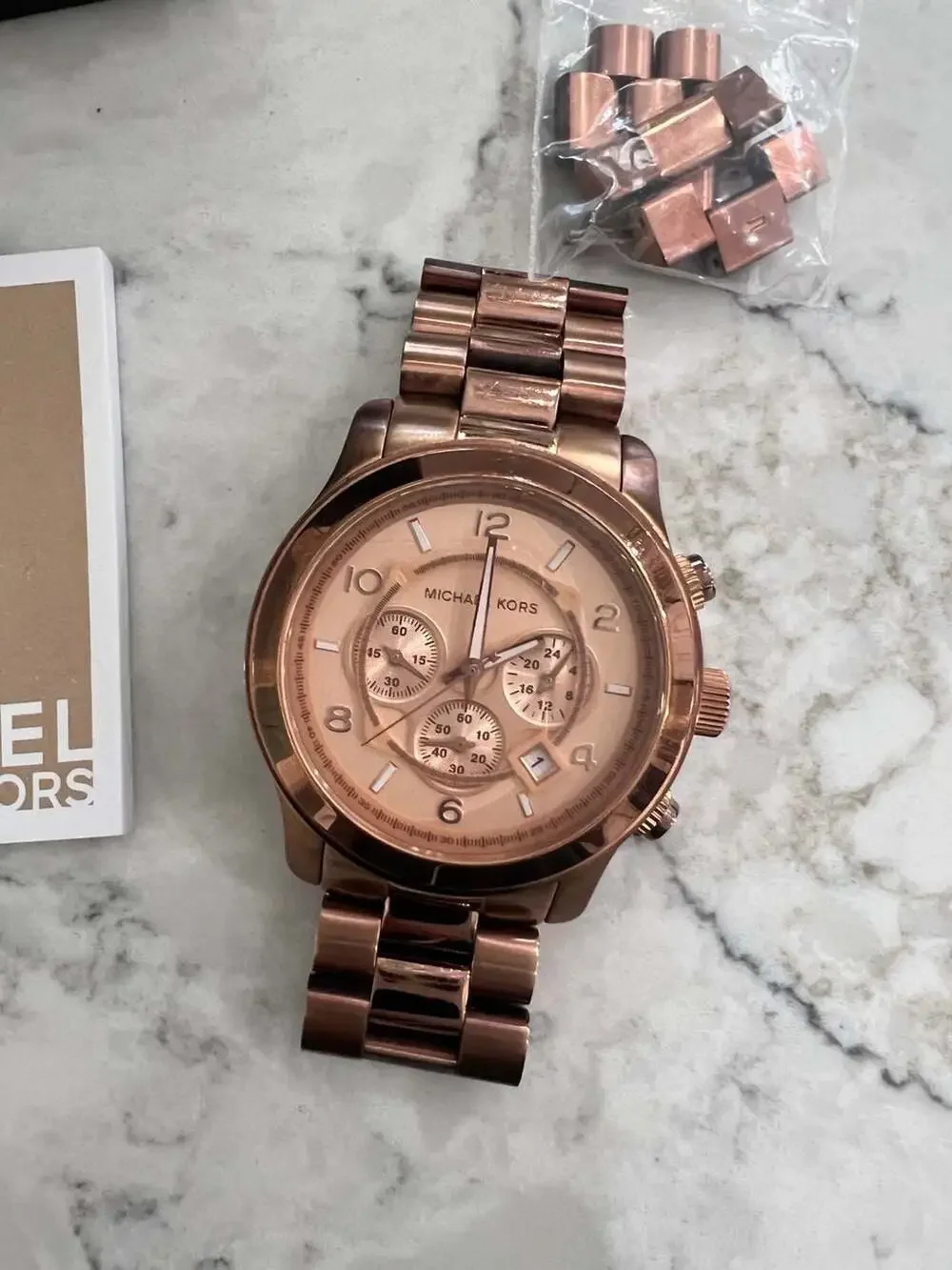 Michael Kors Rose Gold Chronograph Watch